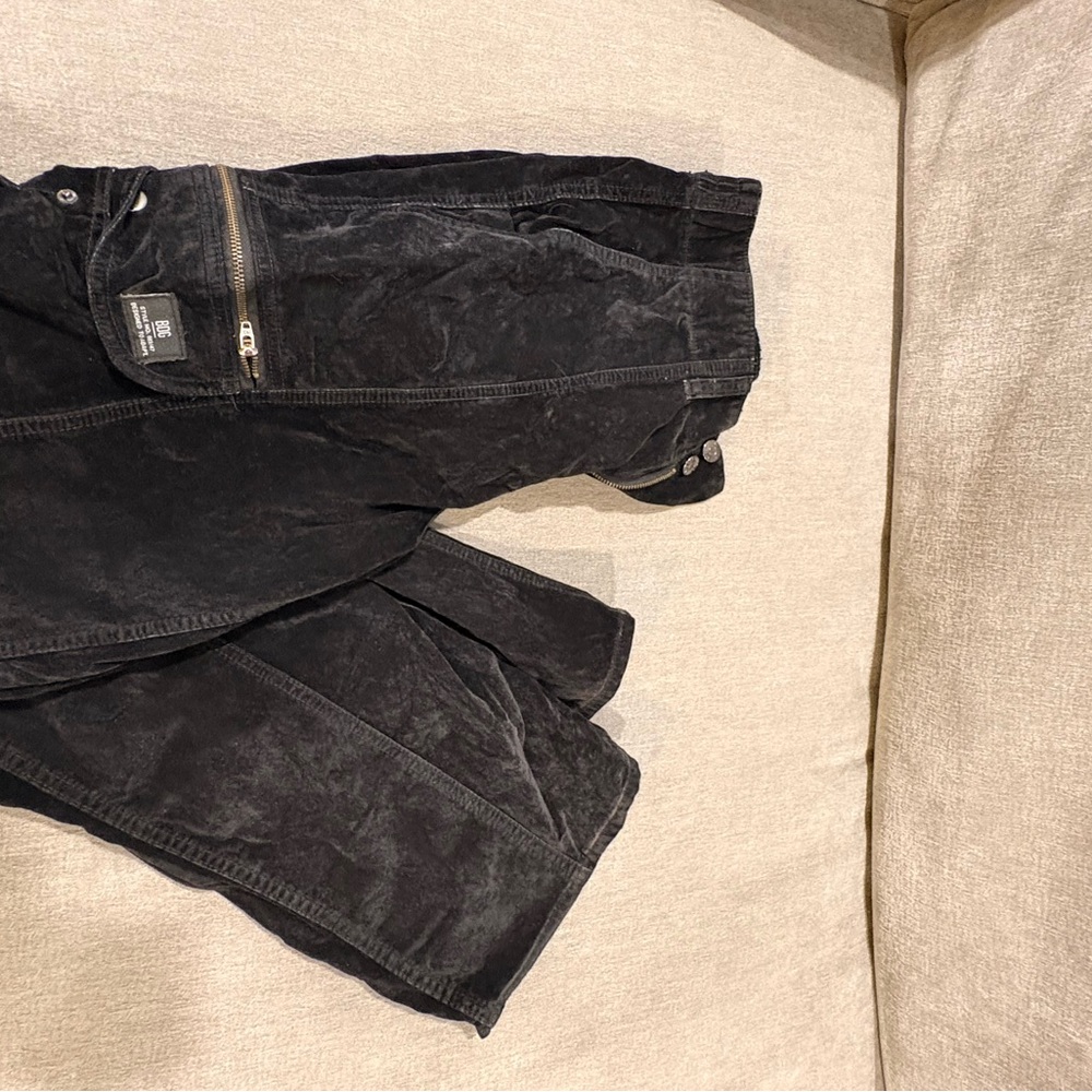 Black Velvet Pants